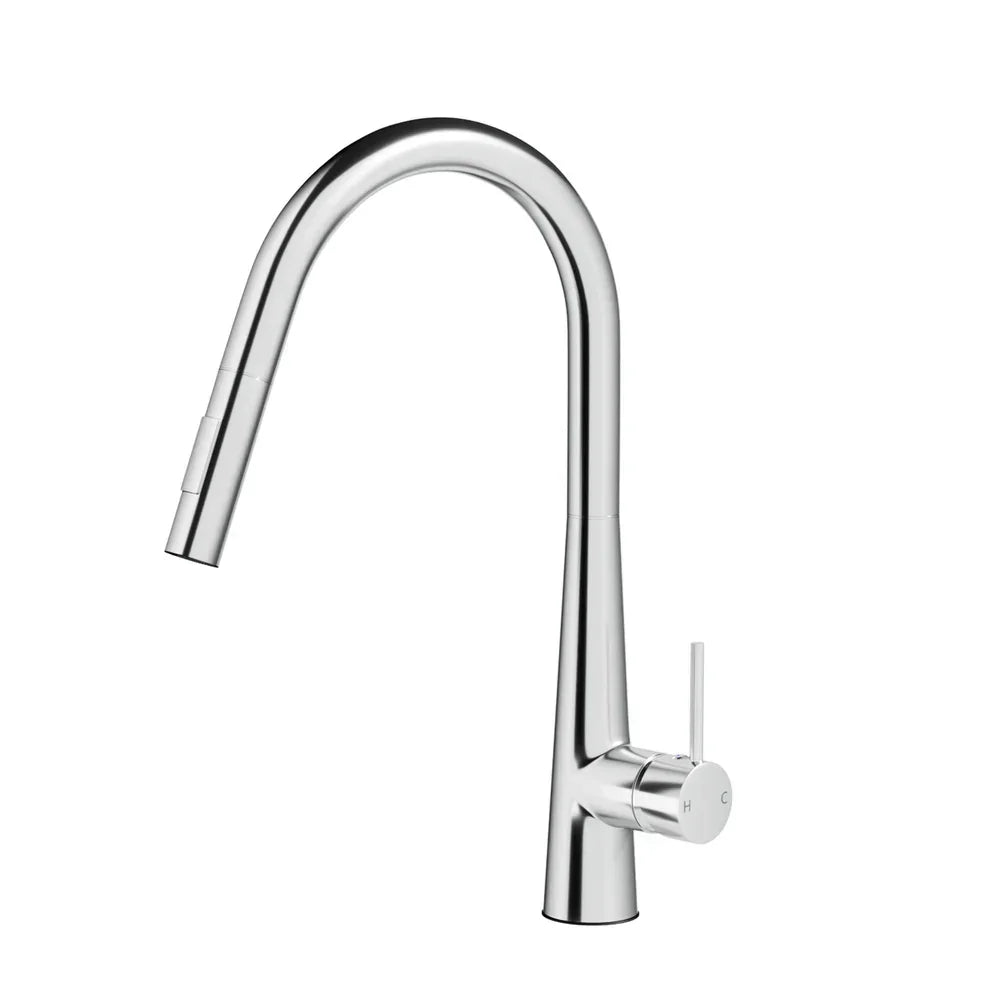 Pull‑Out Mixer Tap – Chrome, WaterMark, WELS 5‑Star 5L/min, 360° Swivel