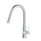 Pull‑Out Mixer Tap – Chrome, WaterMark, WELS 5‑Star 5L/min, 360° Swivel