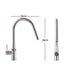 Pull‑Out Mixer Tap – Chrome, WaterMark, WELS 5‑Star 5L/min, 360° Swivel