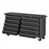 Tool Chest Trolley 10 Drawers Toolbox Storage Black