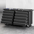 Tool Chest Trolley 10 Drawers Toolbox Storage Black