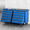 Tool Chest Trolley 10 Drawers Toolbox Storage Blue