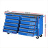 Tool Chest Trolley 10 Drawers Toolbox Storage Blue