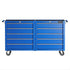 Tool Chest Trolley 10 Drawers Toolbox Storage Blue