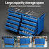 Tool Chest Trolley 10 Drawers Toolbox Storage Blue