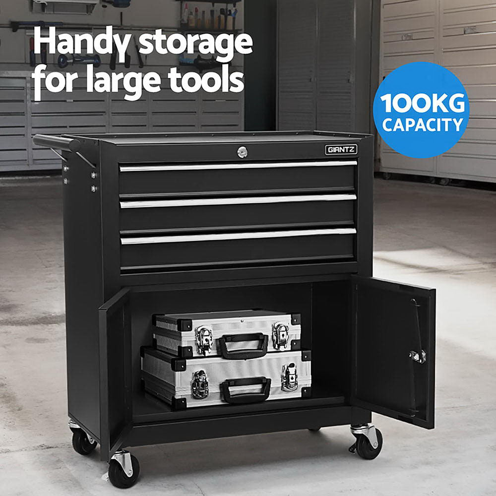 Tool Chest Trolley 12 Drawers Storage Cabinet Toolbox