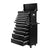 15‑Drawer Tool Chest & Trolley – 2‑in‑1 Steel Toolbox Storage, Black