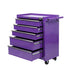 5 Drawer Tool Trolley Steel Storage Cabinet Mobile Workshop Purple