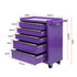 5 Drawer Tool Trolley Steel Storage Cabinet Mobile Workshop Purple