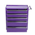 5 Drawer Tool Trolley Steel Storage Cabinet Mobile Workshop Purple