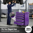 5 Drawer Tool Trolley Steel Storage Cabinet Mobile Workshop Purple