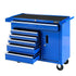 6 Drawer Tool Chest Trolley Cabinet Cart Toolbox Storage Organiser Wheels