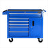 6 Drawer Tool Chest Trolley Cabinet Cart Toolbox Storage Organiser Wheels