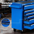 6 Drawer Tool Chest Trolley Cabinet Cart Toolbox Storage Organiser Wheels
