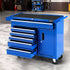 6 Drawer Tool Chest Trolley Cabinet Cart Toolbox Storage Organiser Wheels