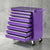 7-Drawer Tool Chest Trolley Cabinet Toolbox Heavy Duty Garage Storage Organiser Purple
