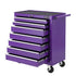 7-Drawer Tool Chest Trolley Cabinet Toolbox Heavy Duty Garage Storage Organiser Purple