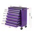 7-Drawer Tool Chest Trolley Cabinet Toolbox Heavy Duty Garage Storage Organiser Purple