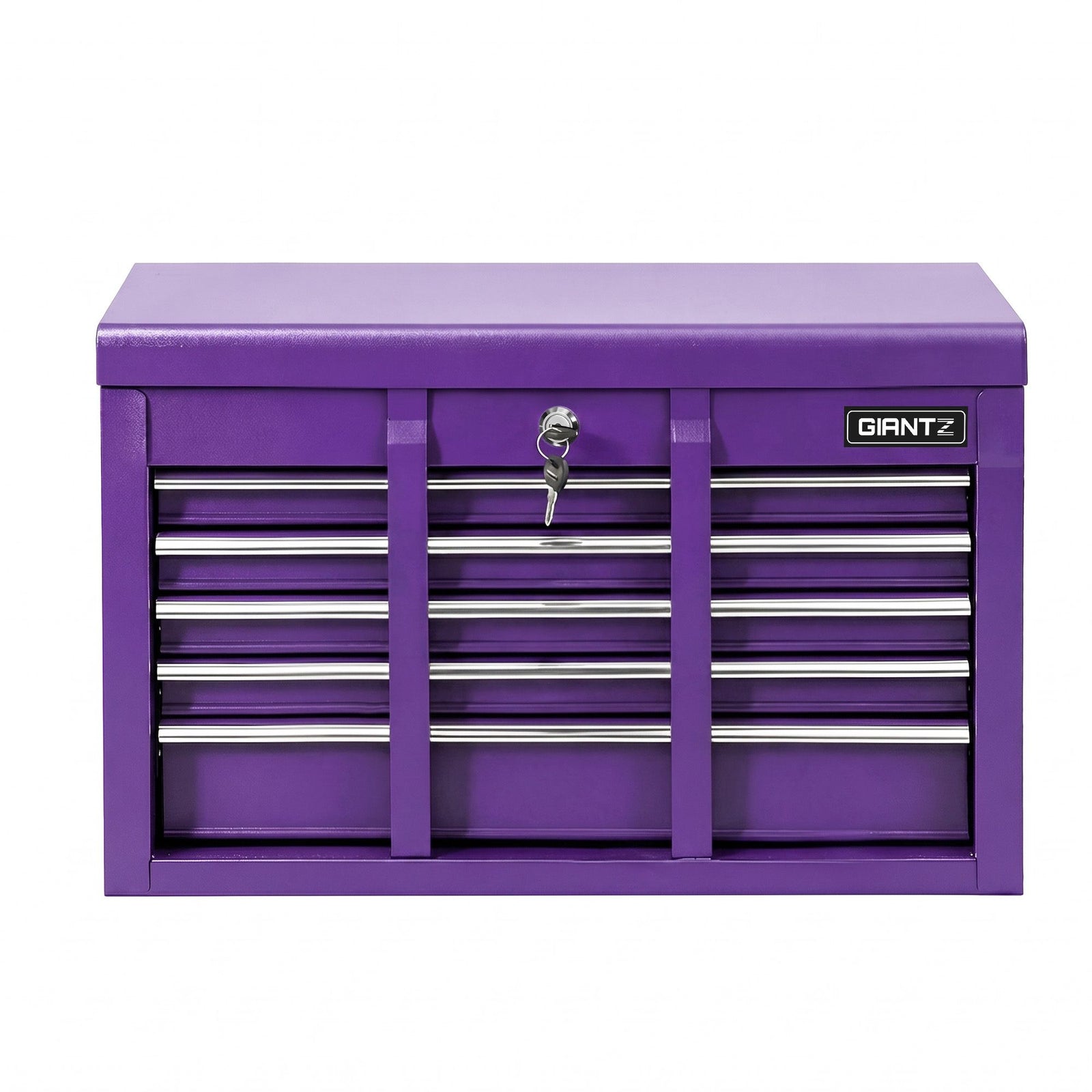 9 Drawer Tool Chest Steel Storage Cabinet Workshop Organizer Purple