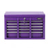9 Drawer Tool Chest Steel Storage Cabinet Workshop Organizer Purple