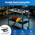 Welding Table Cart with Tool Storage 130KG Capacity Mobile Workstation
