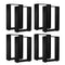 8X Coffee Dining Table Legs Steel Industrial 71x50CM