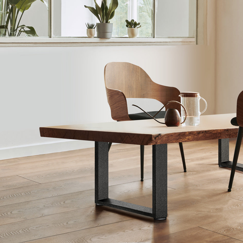 8X Coffee Dining Table Legs Steel Industrial 71x50CM