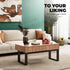 8X Coffee Dining Table Legs Steel Industrial 71x50CM