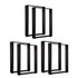 6X Coffee Dining Table Legs DIY Steel Industrial 40CM