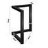 8X Coffee Dining Table Legs Steel Industrial 71x71CM