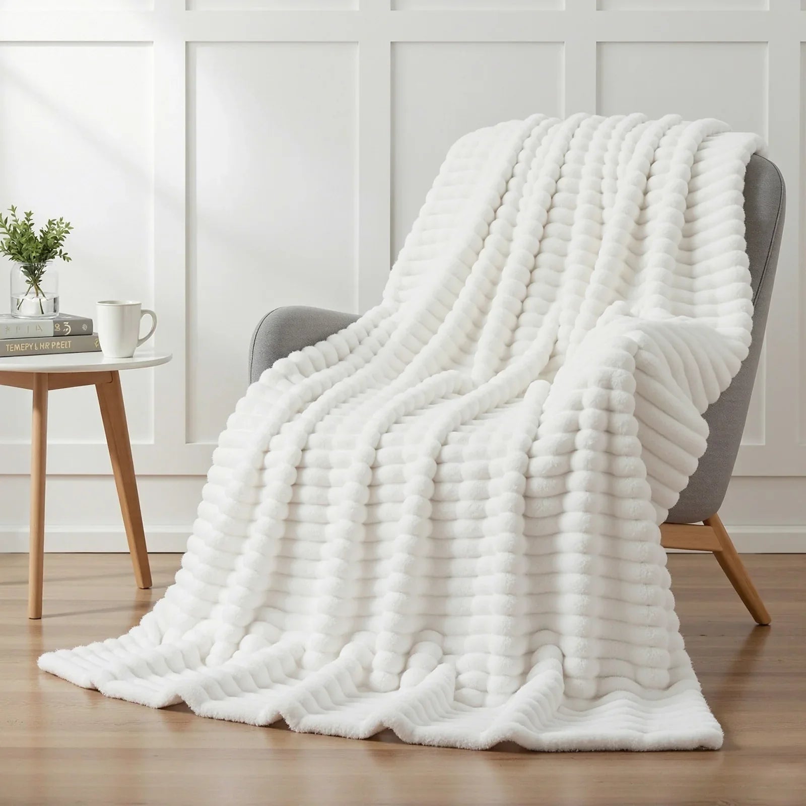 152x203cm Throw Blanket Queen Fleece Lightweight Cozy Sofa Couch Bed Throw