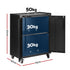 Rolling Tool Cabinet Heavy-Duty Storage Cabinet Adjustable Shelf Black