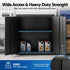 Steel Tool Cabinet Wall Mount Adjustable Shelf Garage Storage Lockable Black