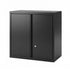 Steel Tool Cabinet Wall Mount Adjustable Shelf Garage Storage Lockable Black