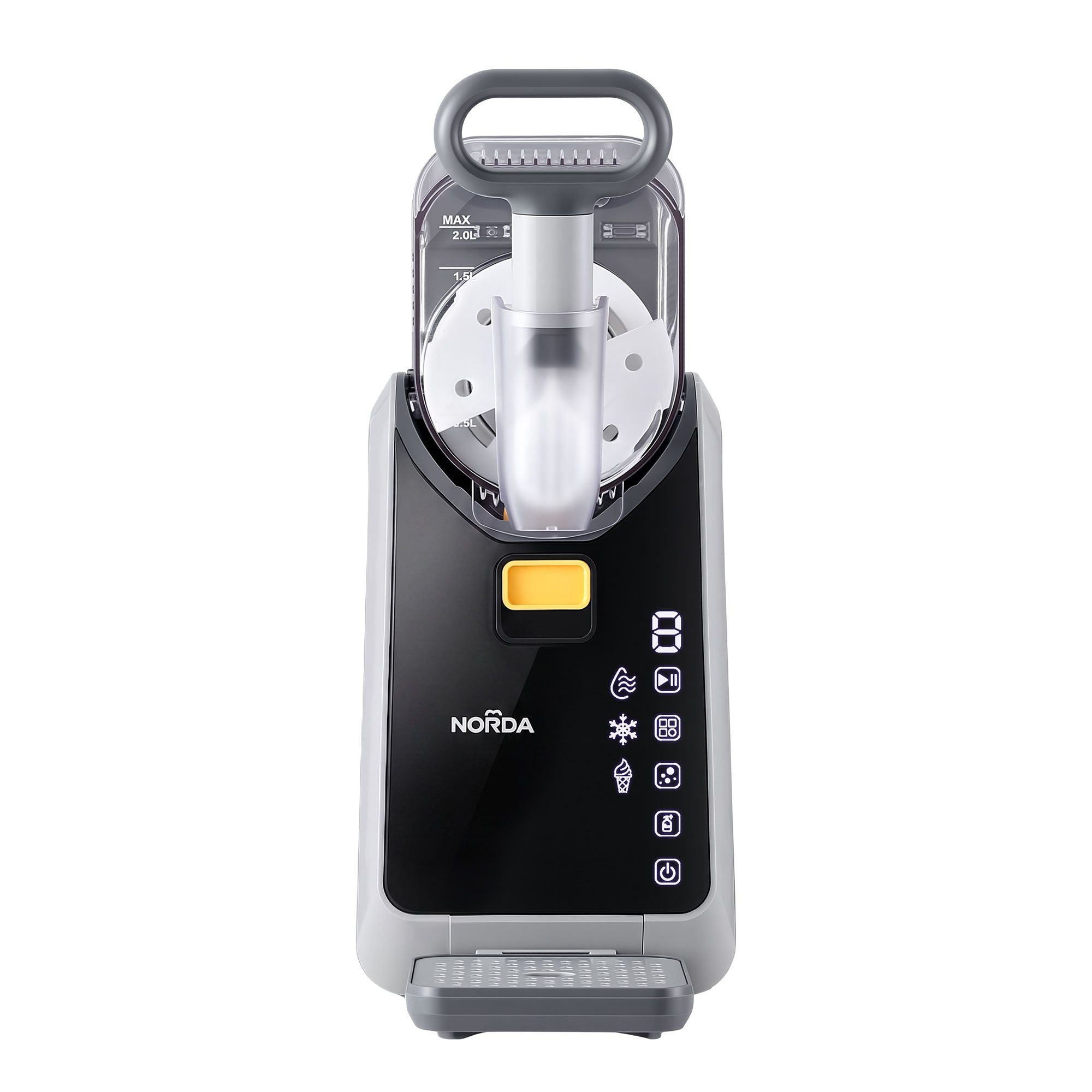 2L Slushie Machine Frozen Drink Maker Slushy Ice Cream Maker No Ice Compressor Touchscreen for Home BBQ Party