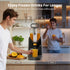 2L Slushie Machine Frozen Drink Maker Slushy Ice Cream Maker No Ice Compressor Touchscreen for Home BBQ Party