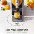 2L Slushie Machine Frozen Drink Maker Slushy Ice Cream Maker No Ice Compressor Touchscreen for Home BBQ Party
