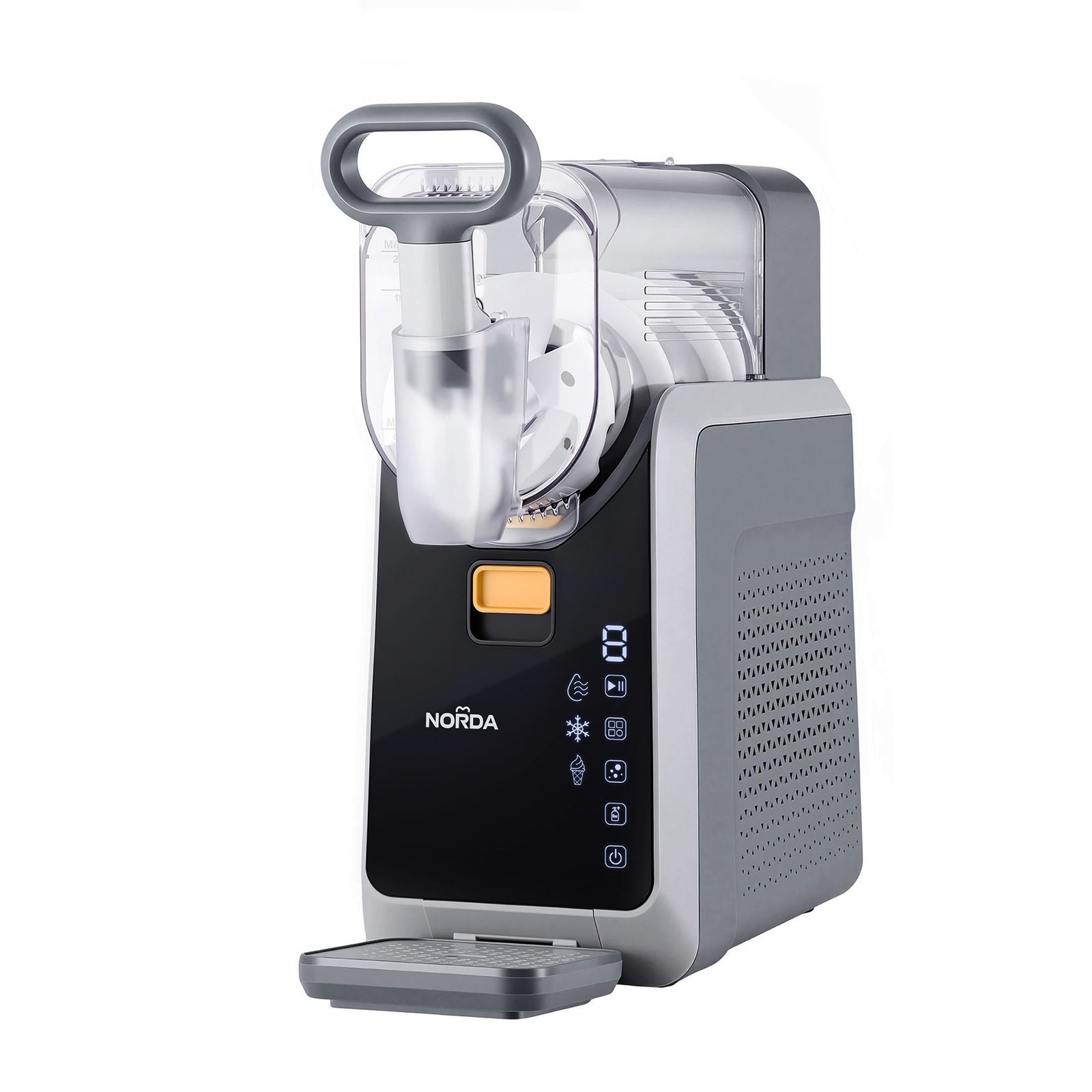 2L Slushie Machine Frozen Drink Maker Slushy Ice Cream Maker No Ice Compressor Touchscreen for Home BBQ Party