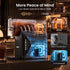 NORDA Slushie Machine 2.2L Frozen Drink Maker Ice Cream Maker Foldable Control Panel Black