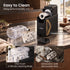 NORDA Slushie Machine 2.2L Frozen Drink Maker Ice Cream Maker Foldable Control Panel Black