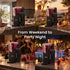 NORDA Slushie Machine 2.2L Frozen Drink Maker Ice Cream Maker Foldable Control Panel Black