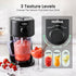 1.1L Slushie Machine Shaved Ice Maker 3 Texture Levels Black Benchtop Set