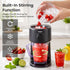 1.1L Slushie Machine Shaved Ice Maker 3 Texture Levels Black Benchtop Set