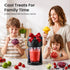 1.1L Slushie Machine Shaved Ice Maker 3 Texture Levels Black Benchtop Set