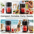 1.1L Slushie Machine Shaved Ice Maker 3 Texture Levels Black Benchtop Set