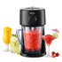 1.1L Slushie Machine Shaved Ice Maker 3 Texture Levels Black Benchtop Set