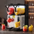 NORDA Slushie Machine 2 x 4L Dual Tank Frozen Drink Maker 5 Modes Milkshake