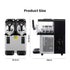 NORDA Slushie Machine 2 x 4L Dual Tank Frozen Drink Maker 5 Modes Milkshake
