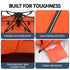Beach Tent 3-4 Person Pop Up Sun Shade UPF 50 Automatic Outdoor Orange
