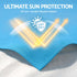 Weisshorn Beach Tent Sun Shelter UPF 50+ Shade 3x3m for 8 Person Outdoor